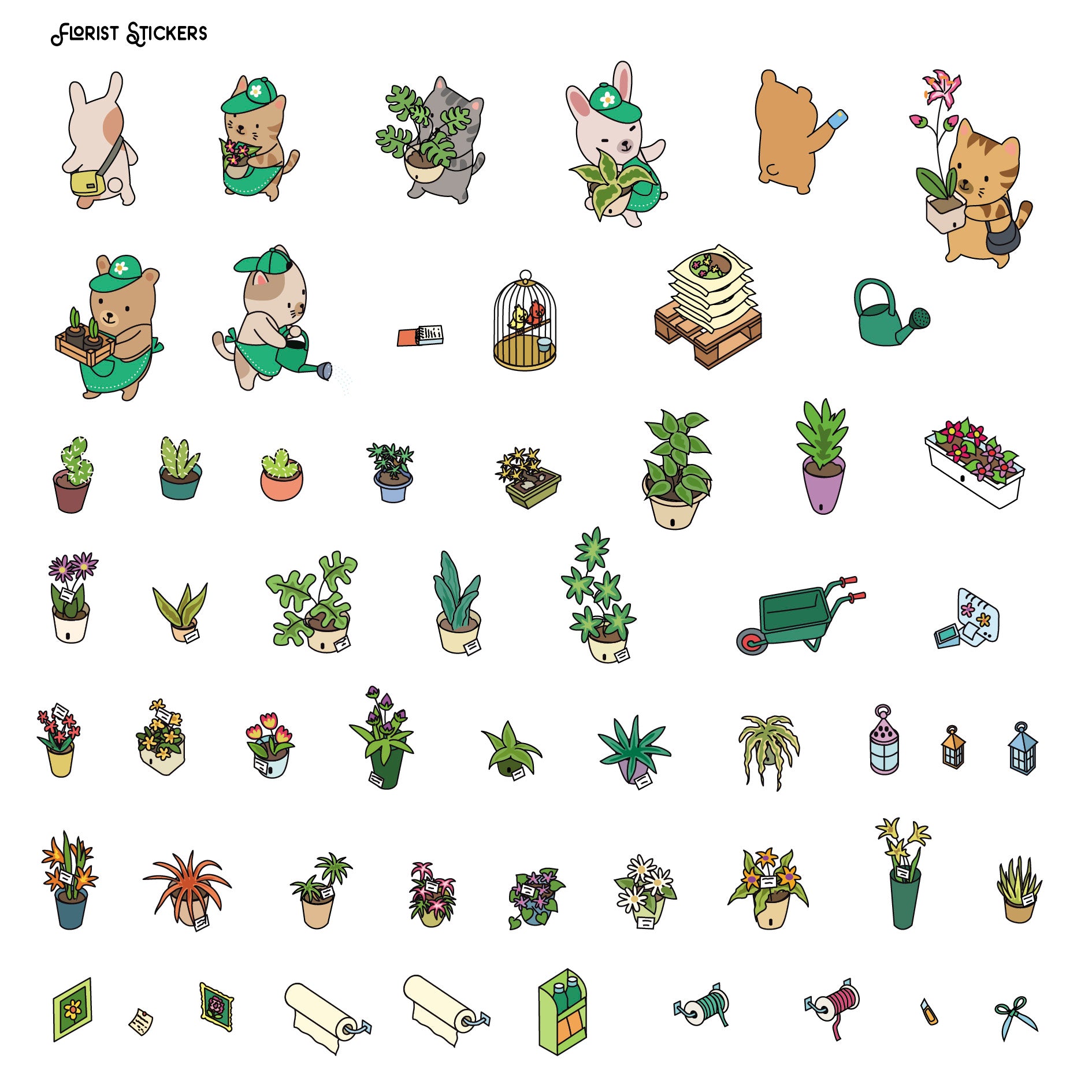Cozy Stickers - My Little Shops