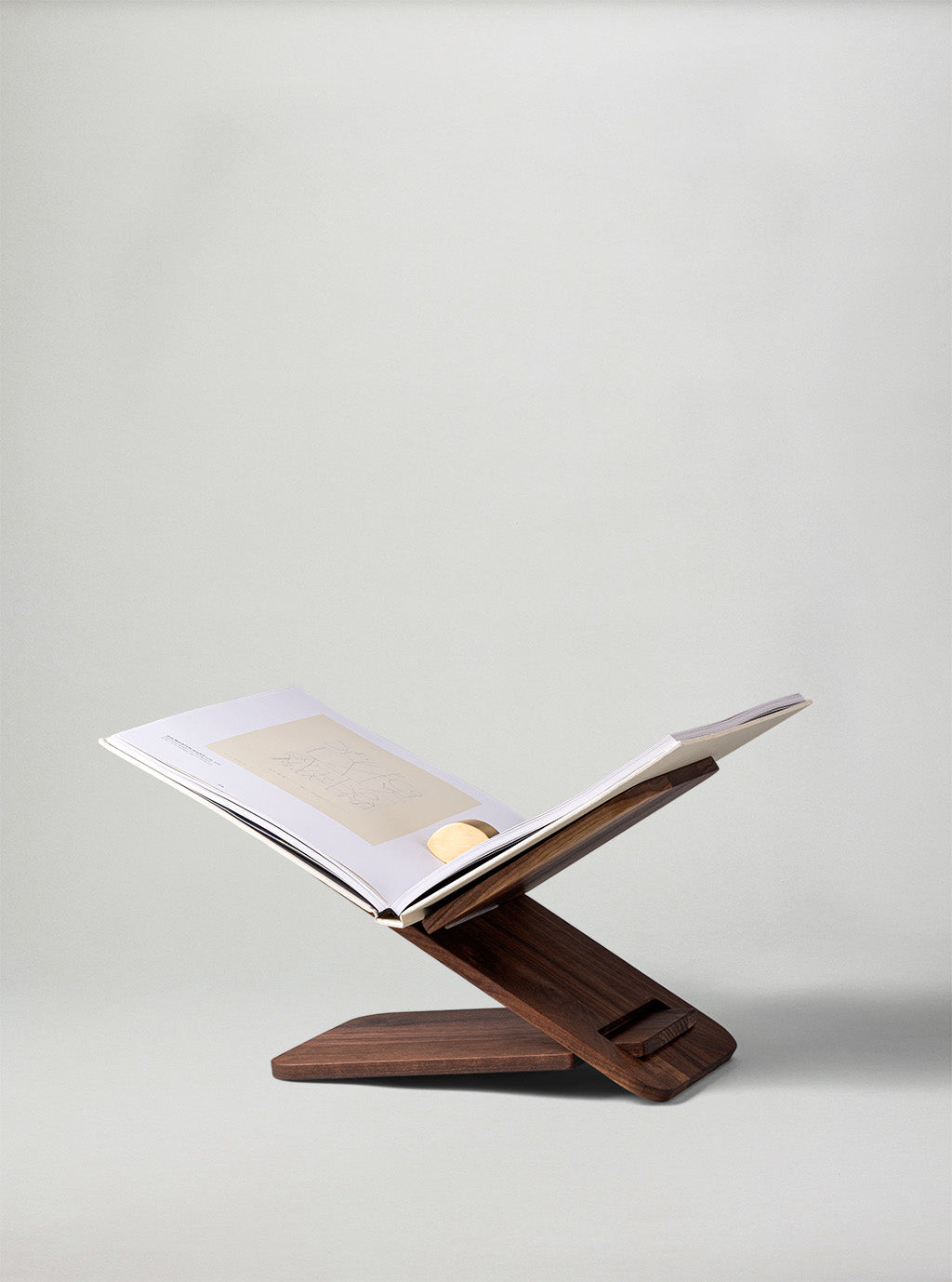 NM Bookstand Walnut