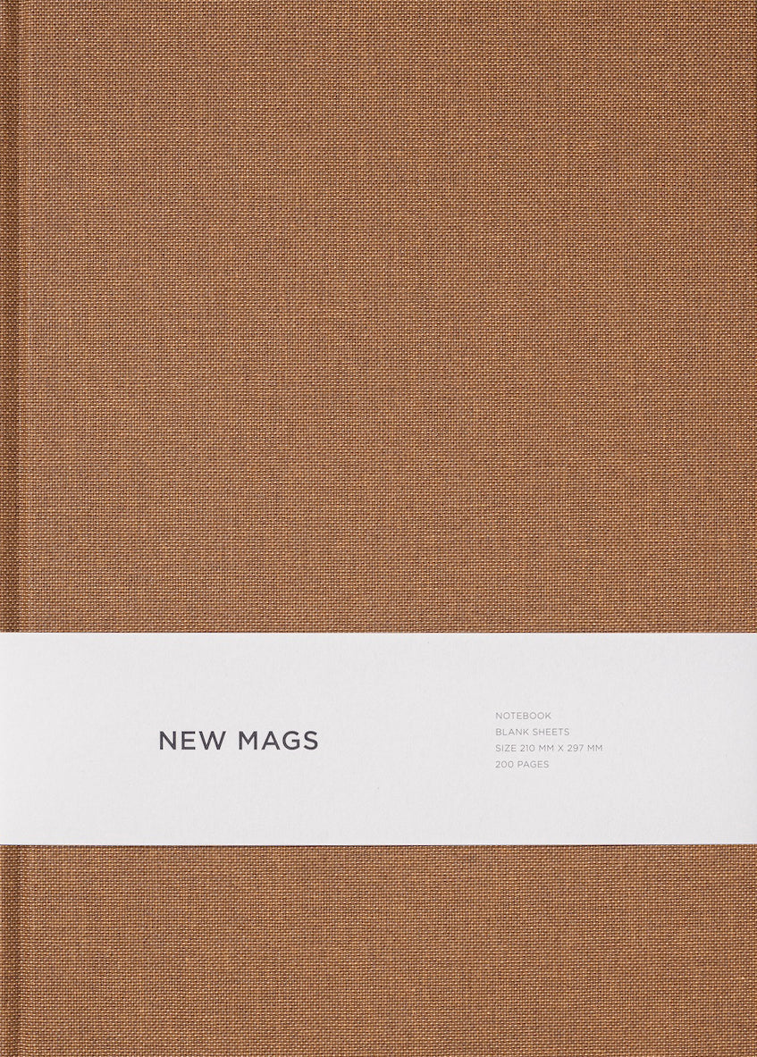 Notebook Brown A4 - Hardcover/Blank