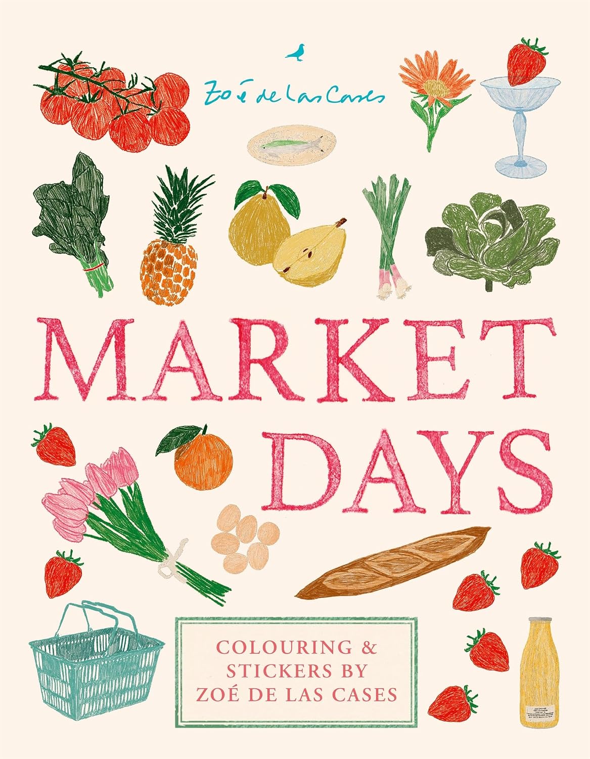 Market Days - Colouring and stickers by Zoé de Las Cases