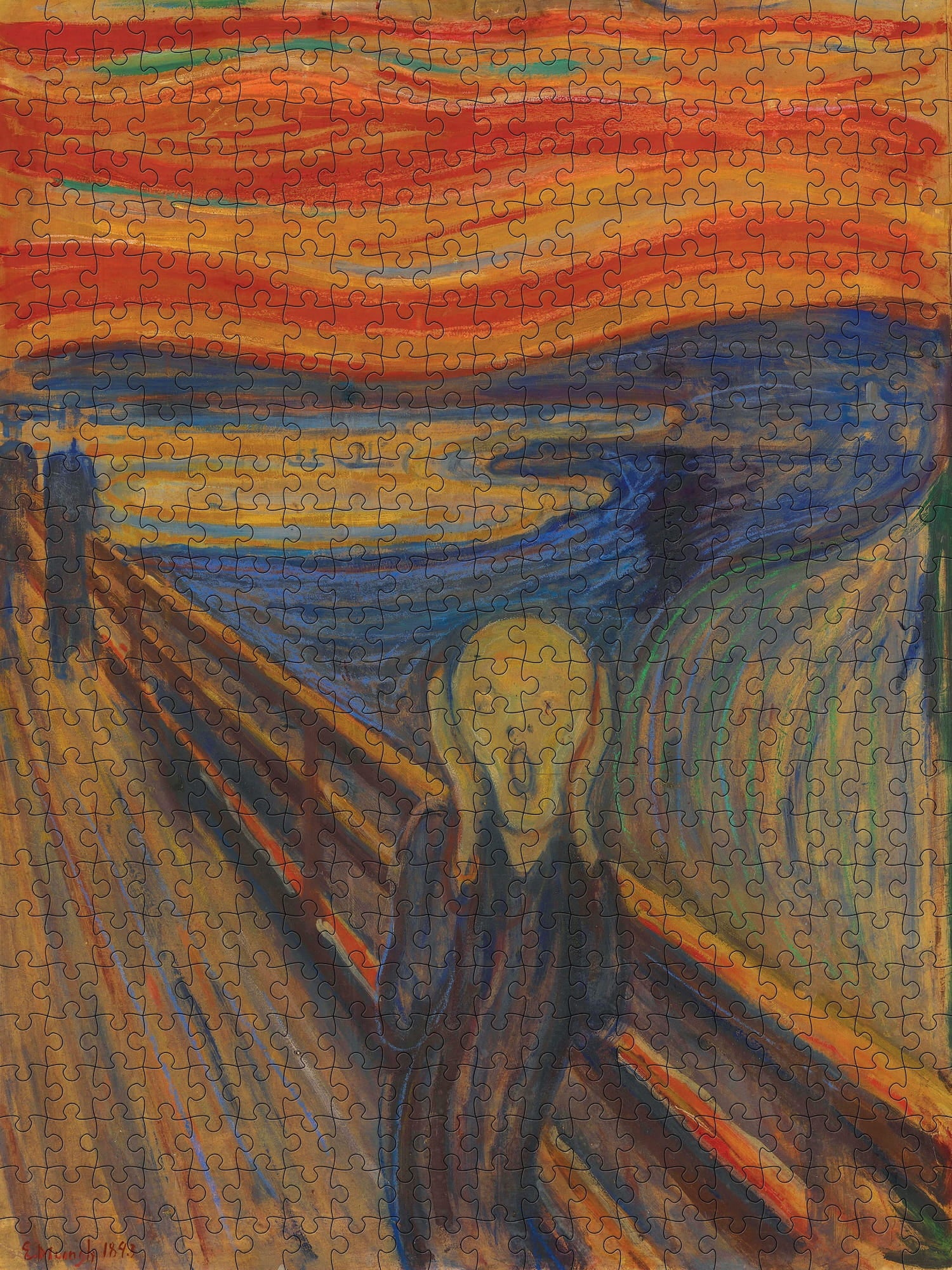 Edvard Munch: The Scream 500 Piece Puzzle