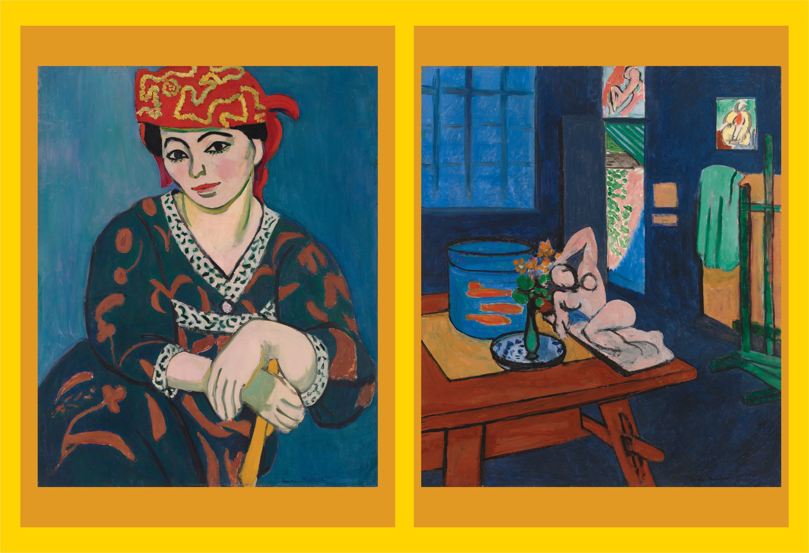Henri Matisse 120-Piece Double-Sided Puzzle Set