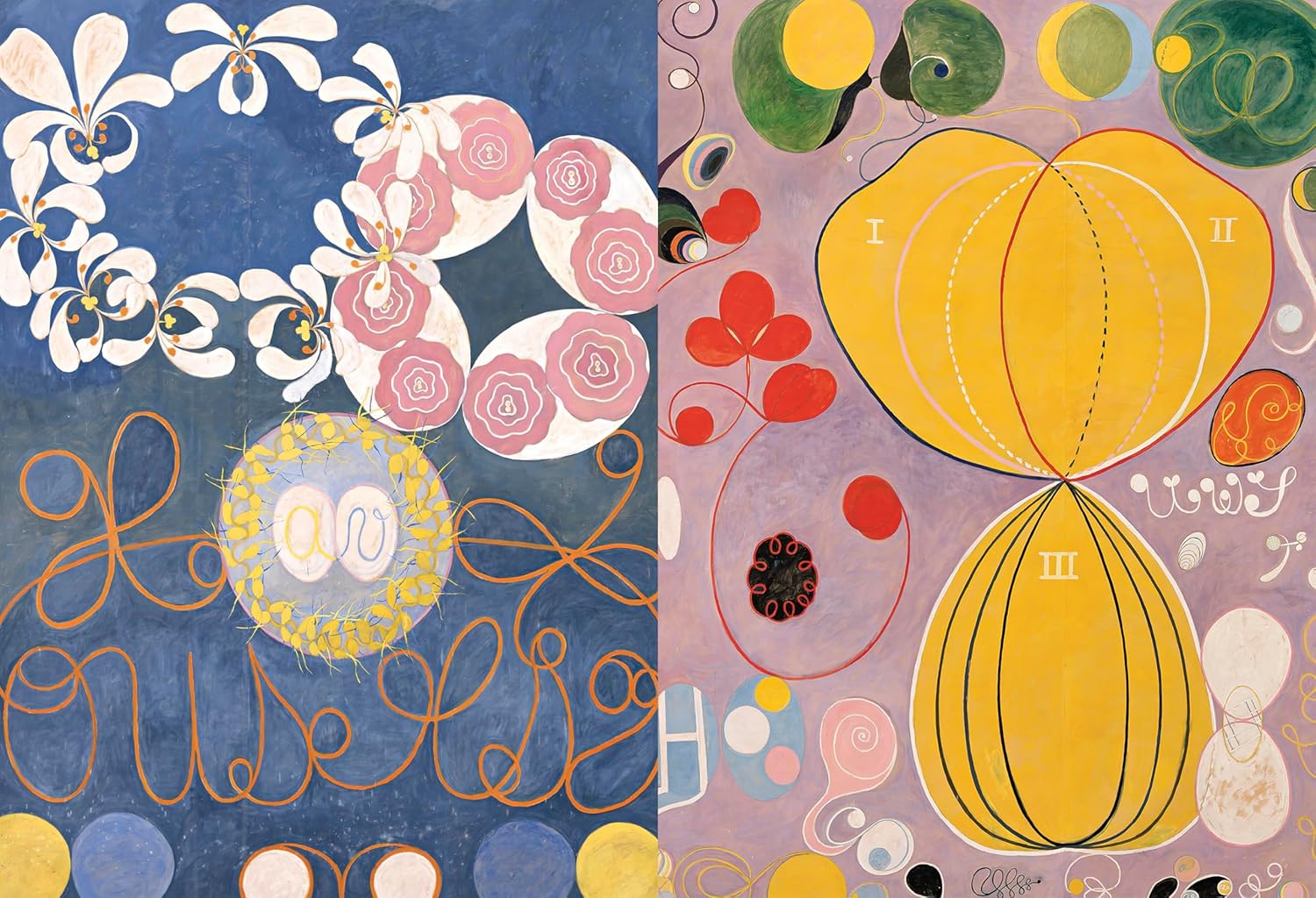 Hilma af Klint 120-Piece Double-Sided Puzzle Set