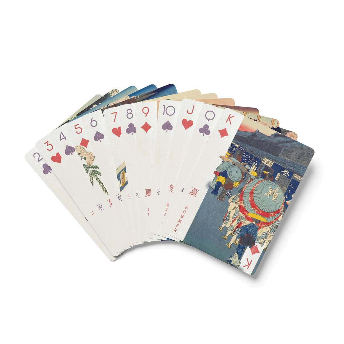 Hiroshige Playing Cards