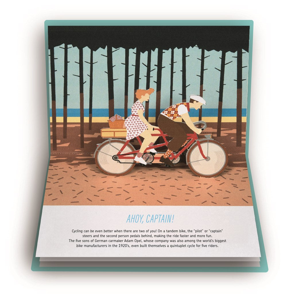 Bicycles Pop Up Book