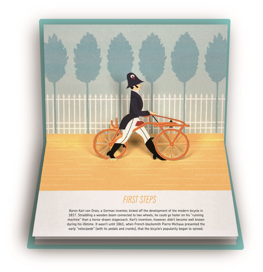 Bicycles Pop Up Book