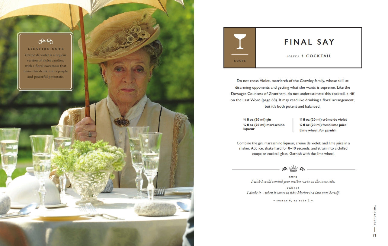 The Official Downton Abbey Cocktail Book