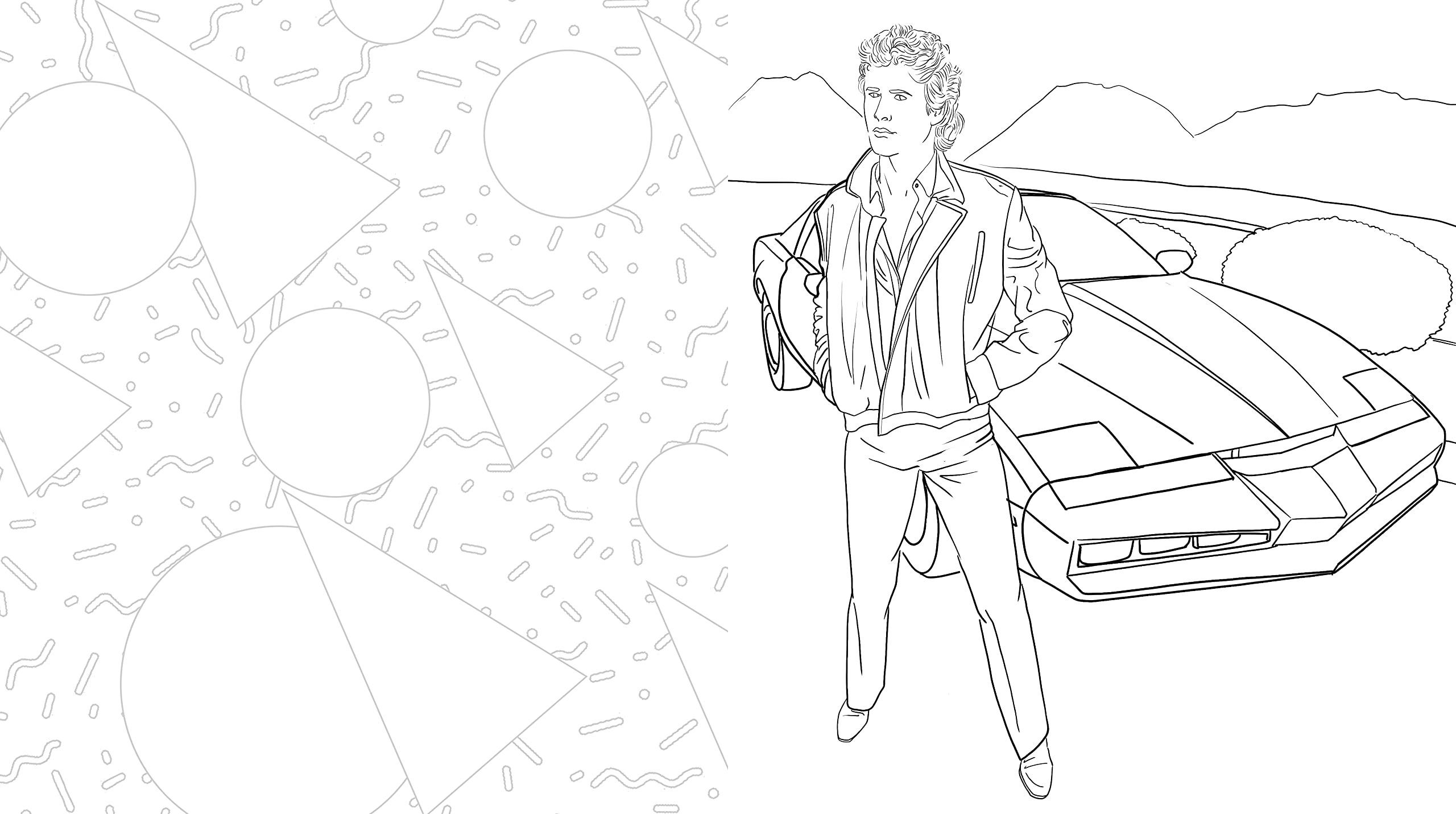 The Best of the 80's Coloring Book