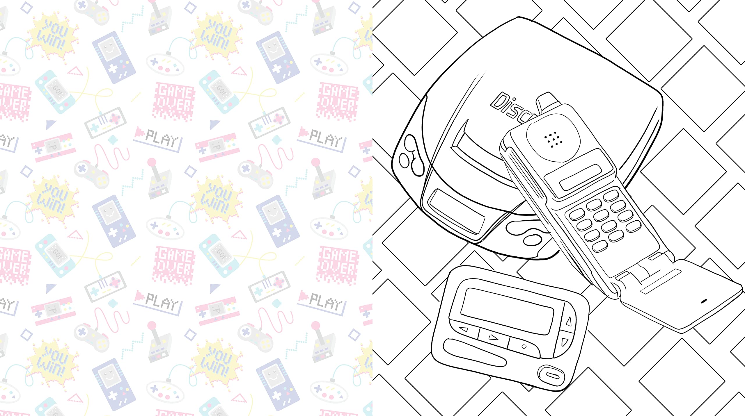 The Best of the 90's Coloring Book