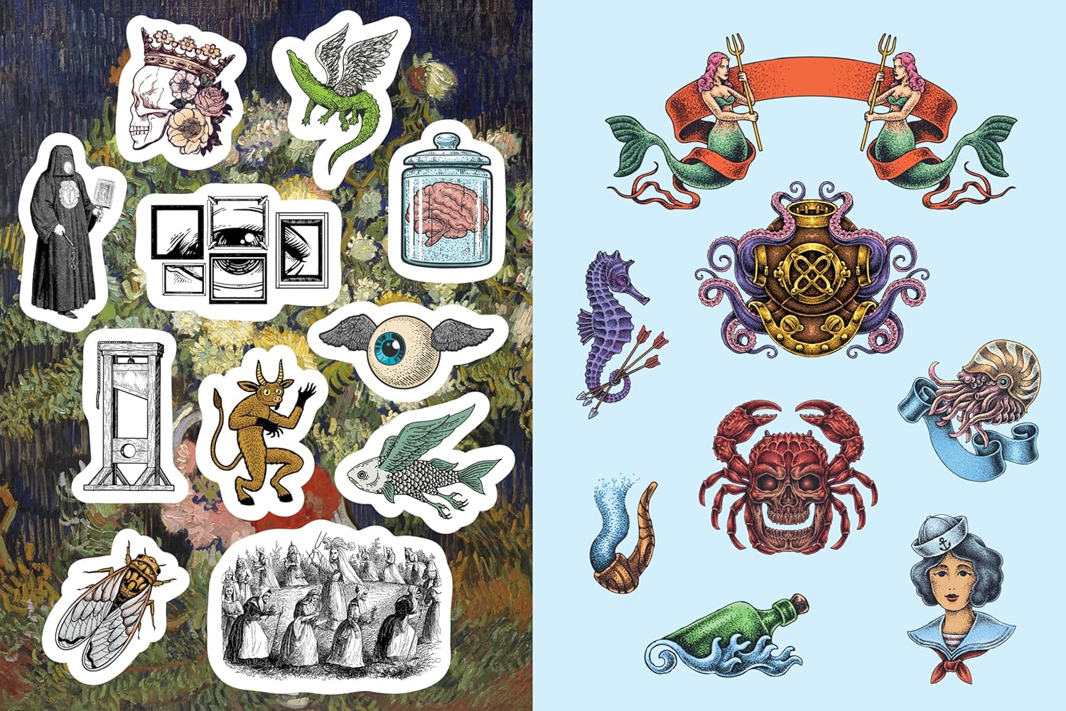 Oddities & Curiosities Sticker, Color & Activity Book (Paperback)