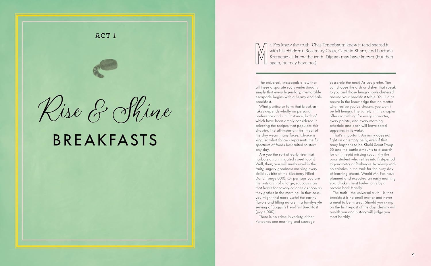The Wes Anderson Cookbook