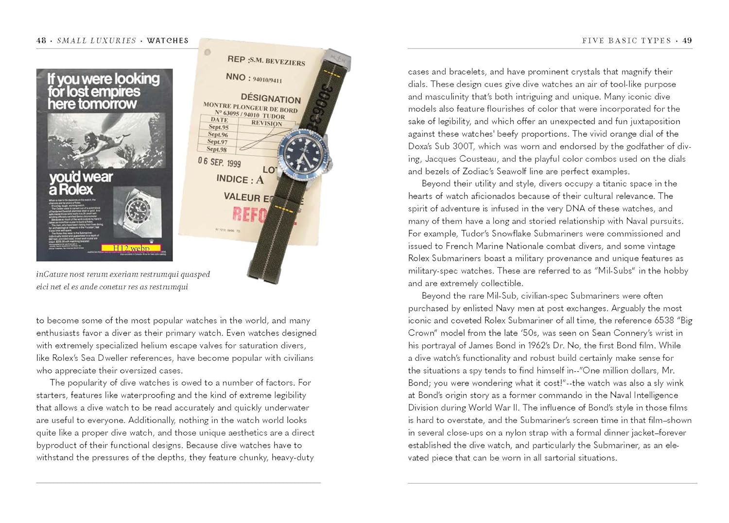 Small Luxuries - Watches