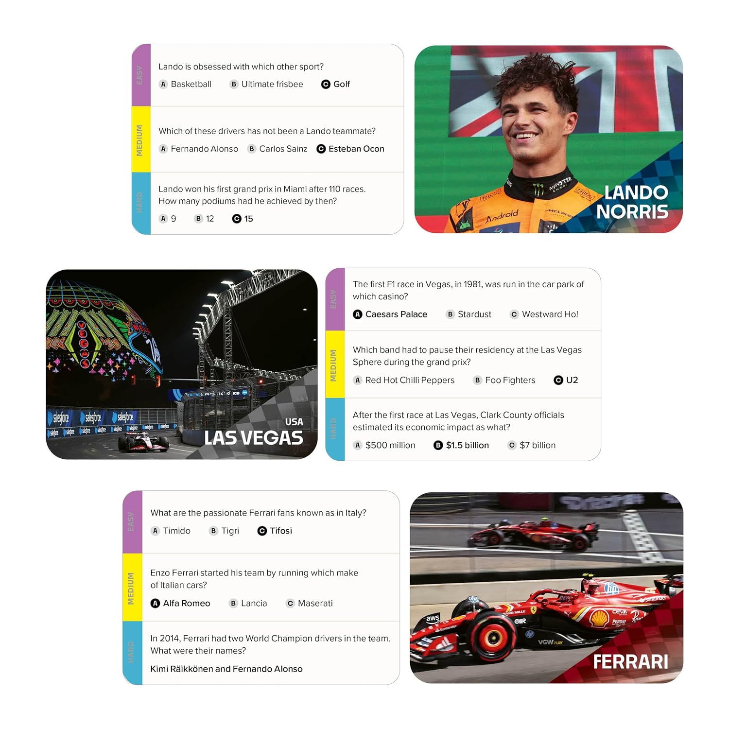 Grand Prix Trivia Game