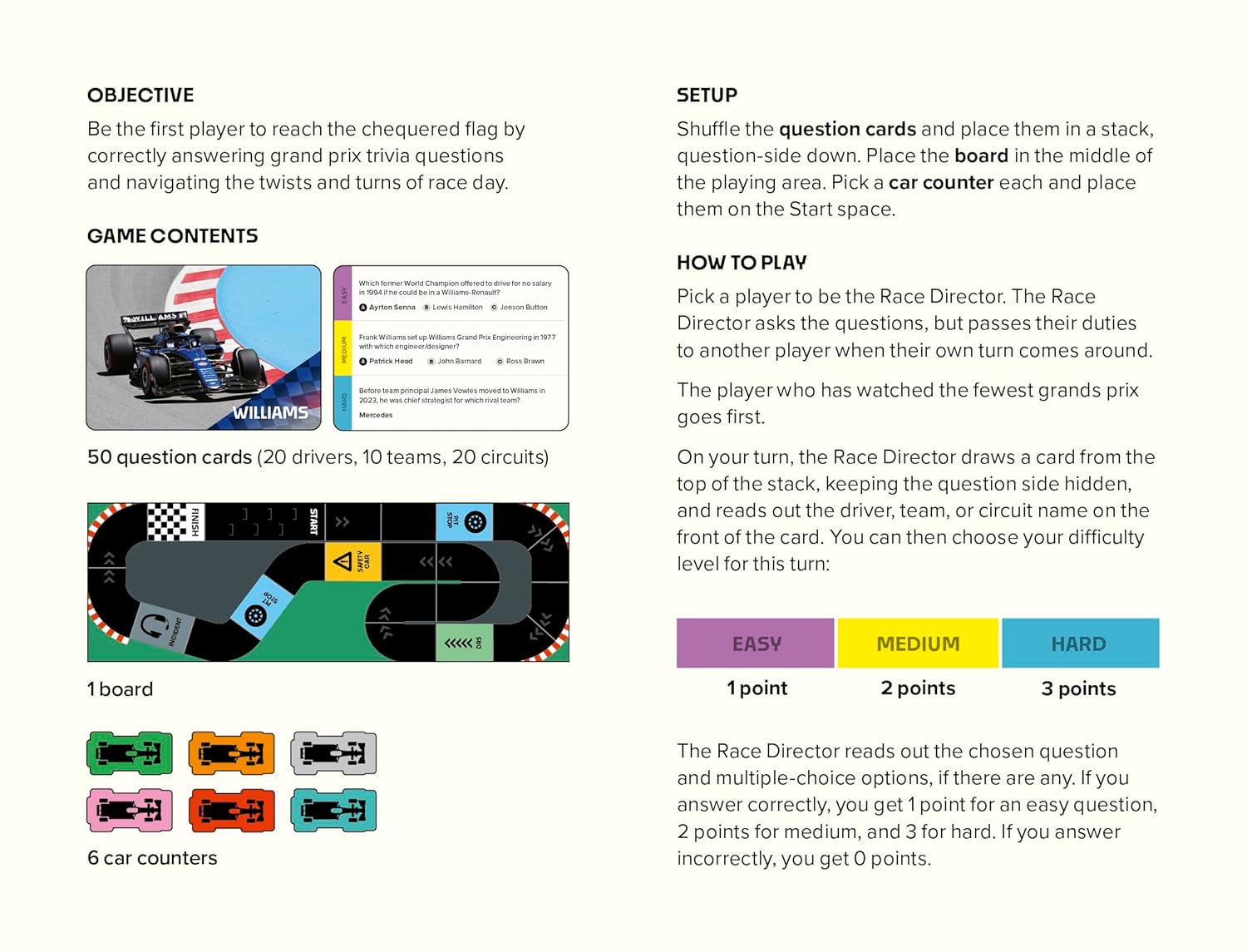 Grand Prix Trivia Game