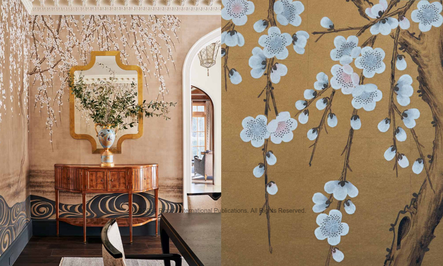 The Art Of Gracie: Handpainted Wallpapers. Timeless Rooms