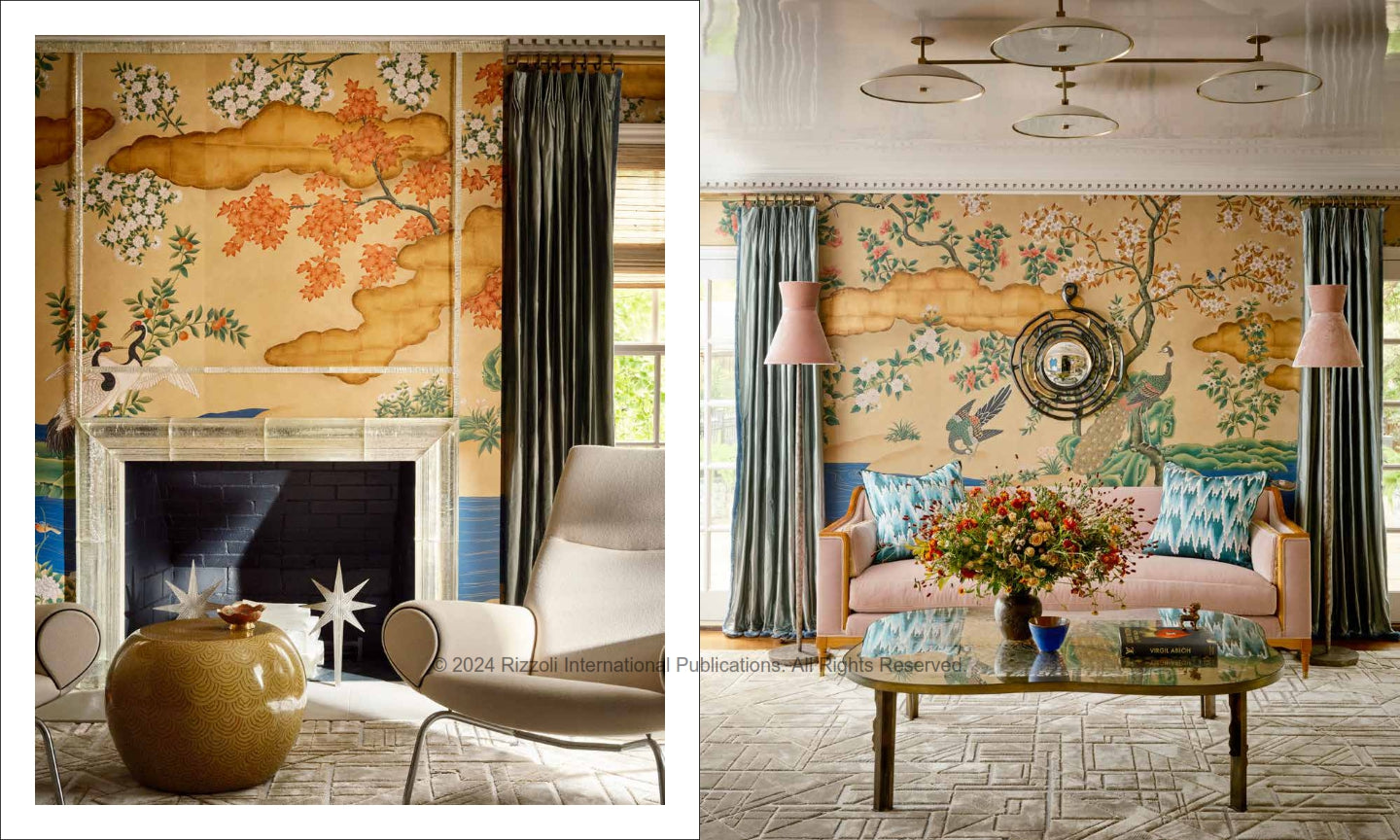 The Art Of Gracie: Handpainted Wallpapers. Timeless Rooms