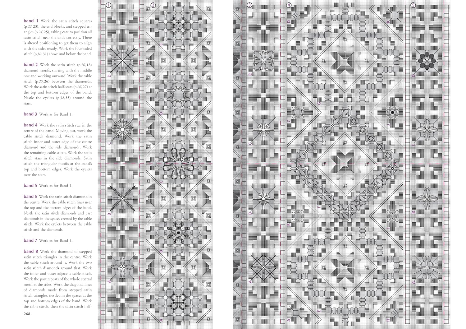 Hardanger Filling Stitches