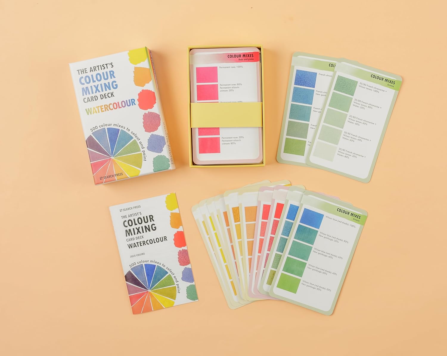 The Artist's Colour Mixing Card Deck - Watercolour