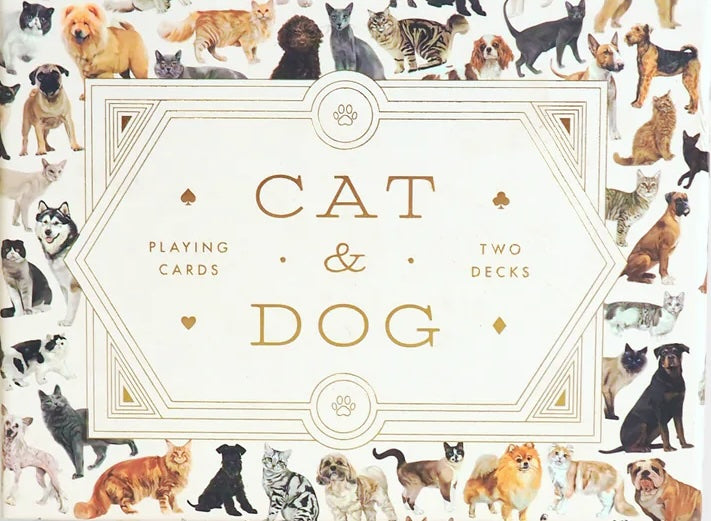 Cat & Dog Playing Cards Set