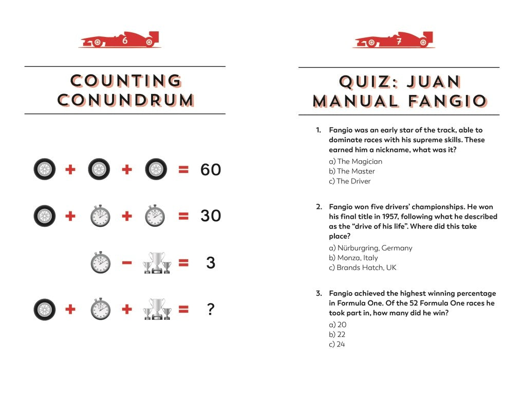 The Formula One Puzzle Book