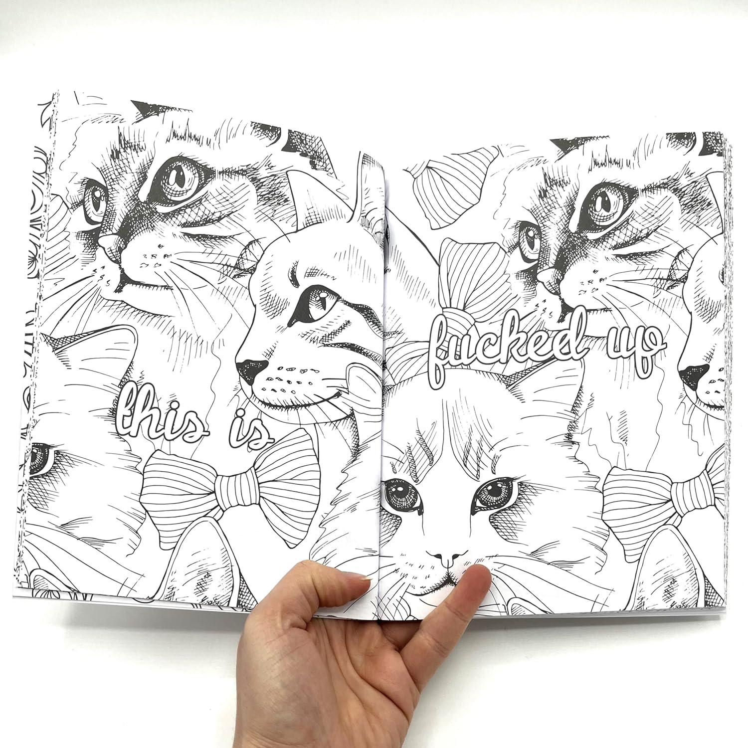 Keep F*cking Calm and Colour Cats