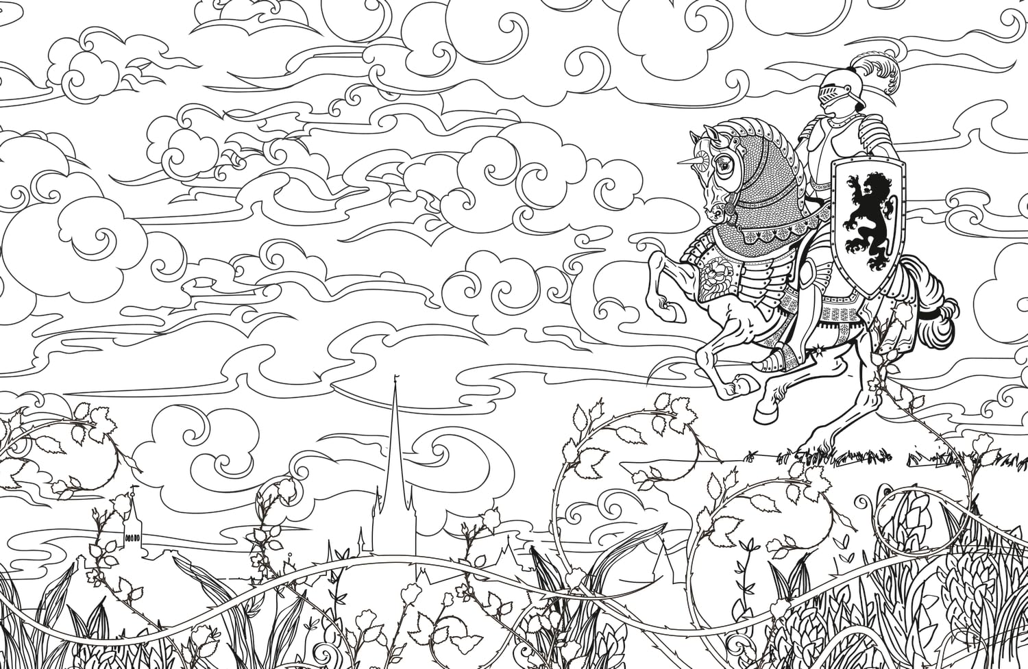 The Romantasy Colouring Book