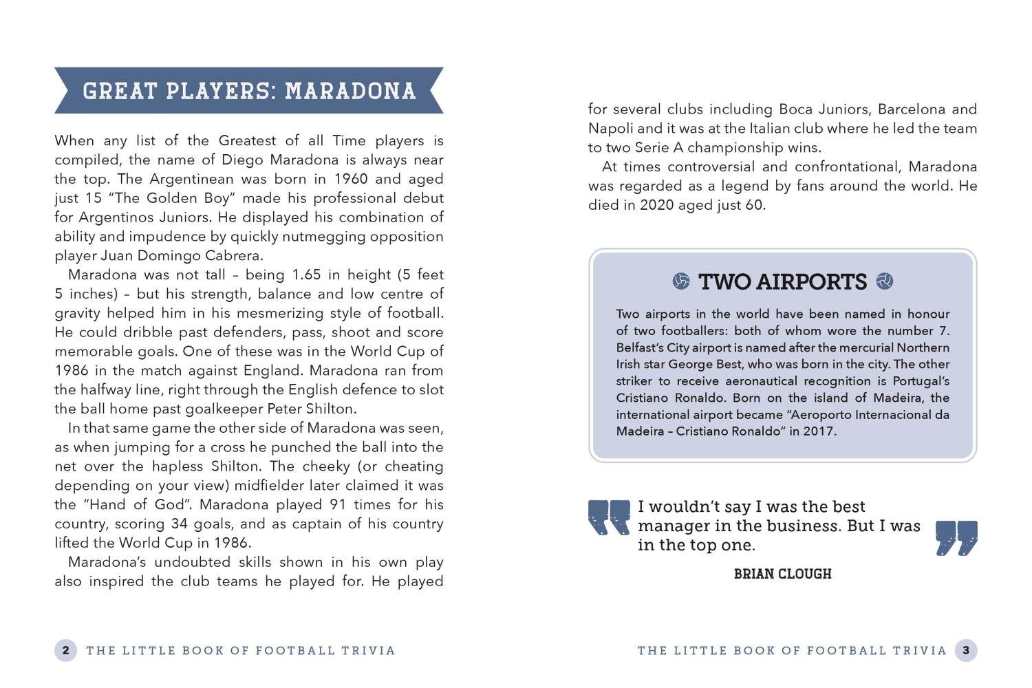 The Little Book of Football Trivia