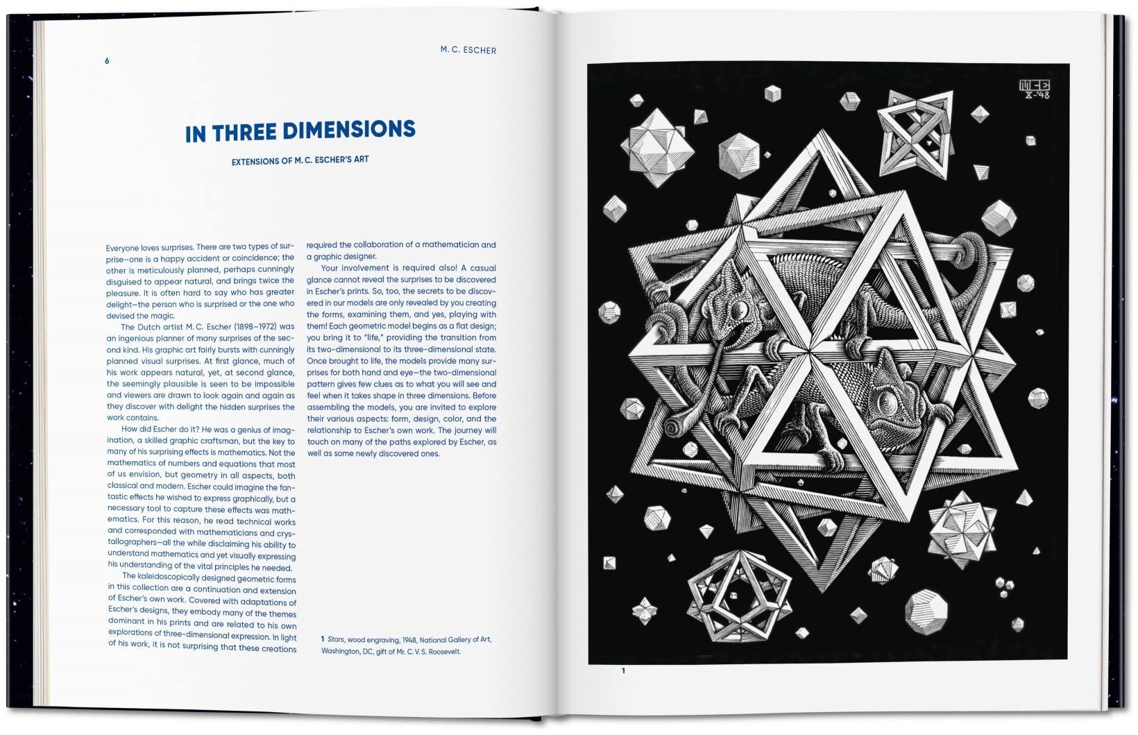 M.C. Escher. Kaleidocycles