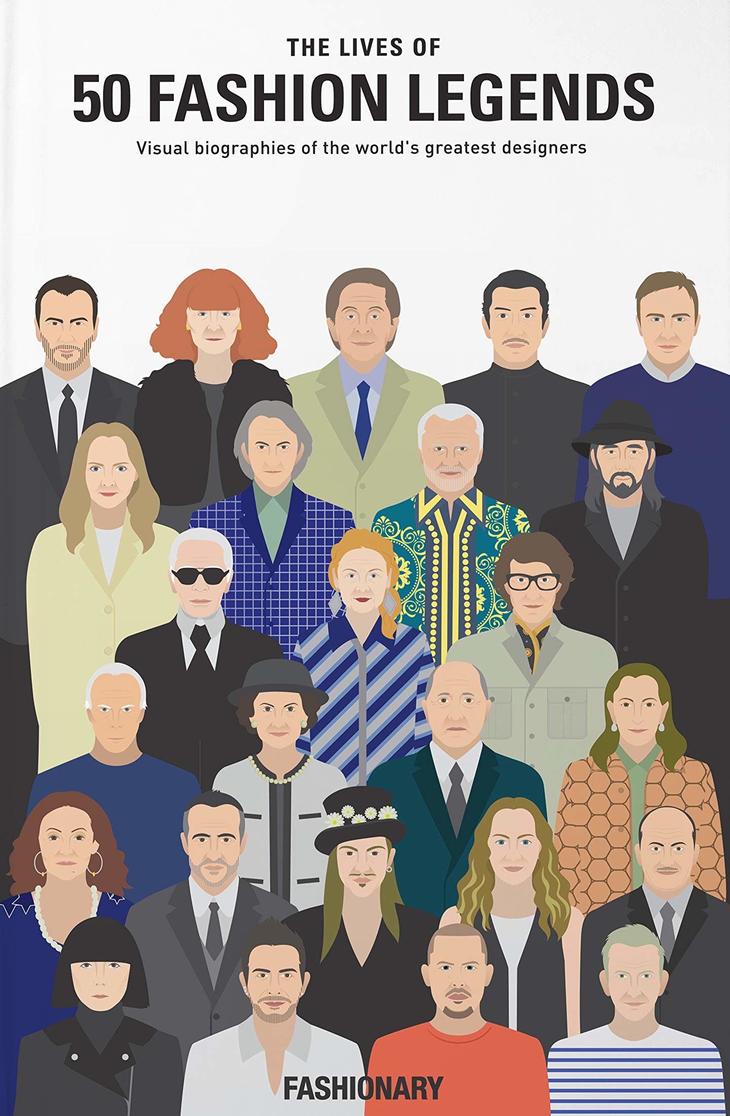 The Lives of 50 Fashion legends