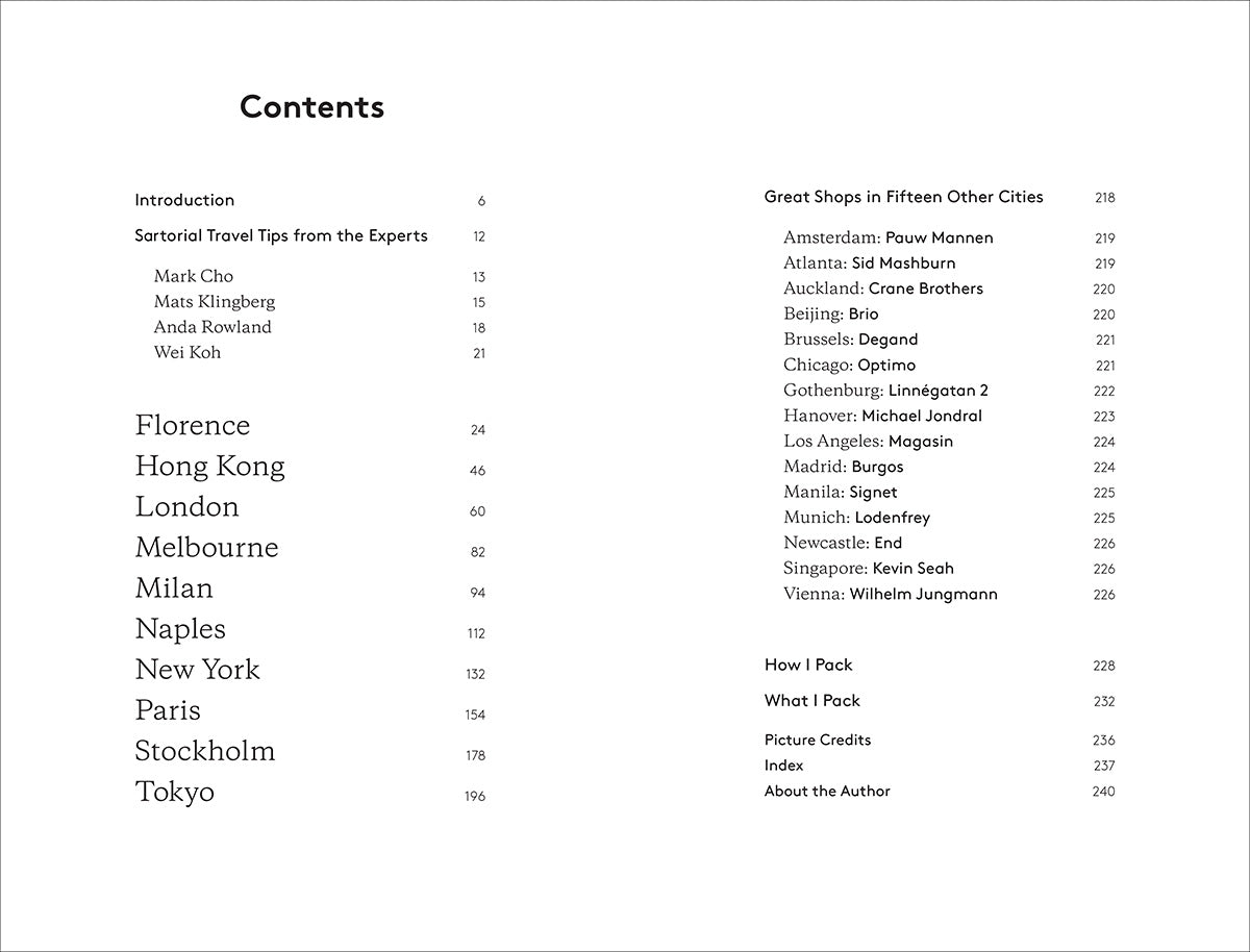 The Sartorial Travel Guide