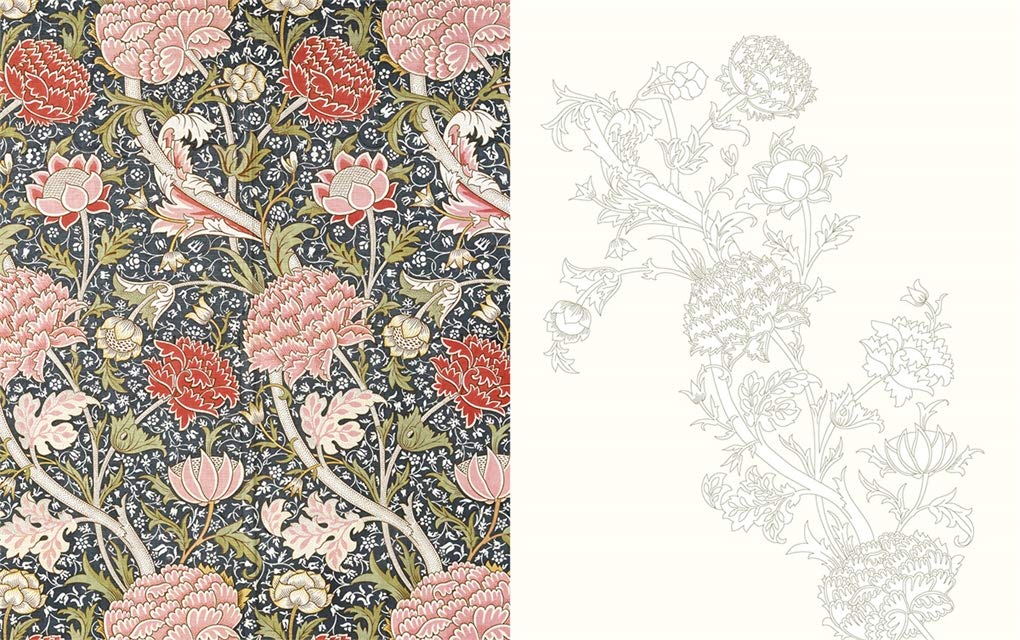 William Morris - An Arts & Crafts Colouring Book