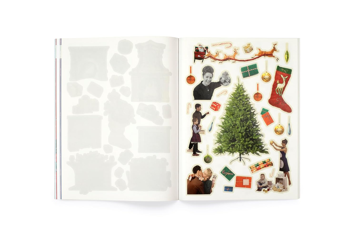 Christmas Collage Kit - Cut Up This Book