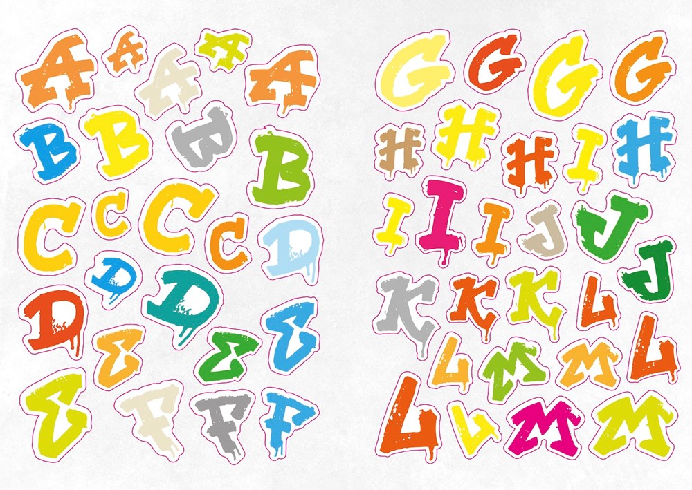 The Graffiti Alphabet Sticker Book