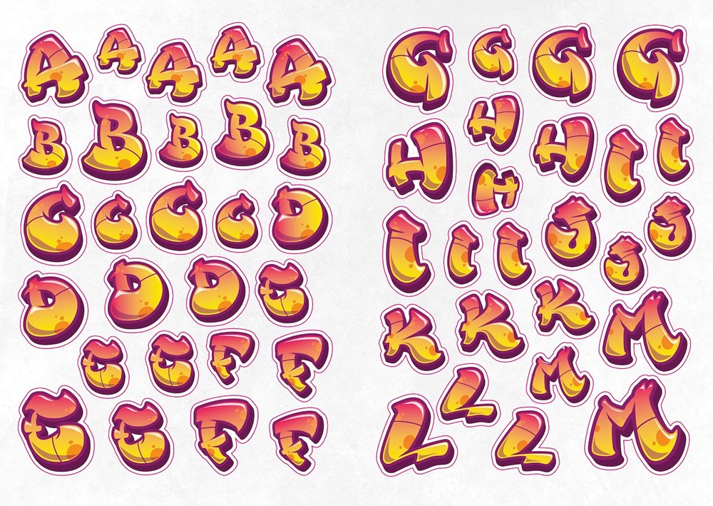 The Graffiti Alphabet Sticker Book