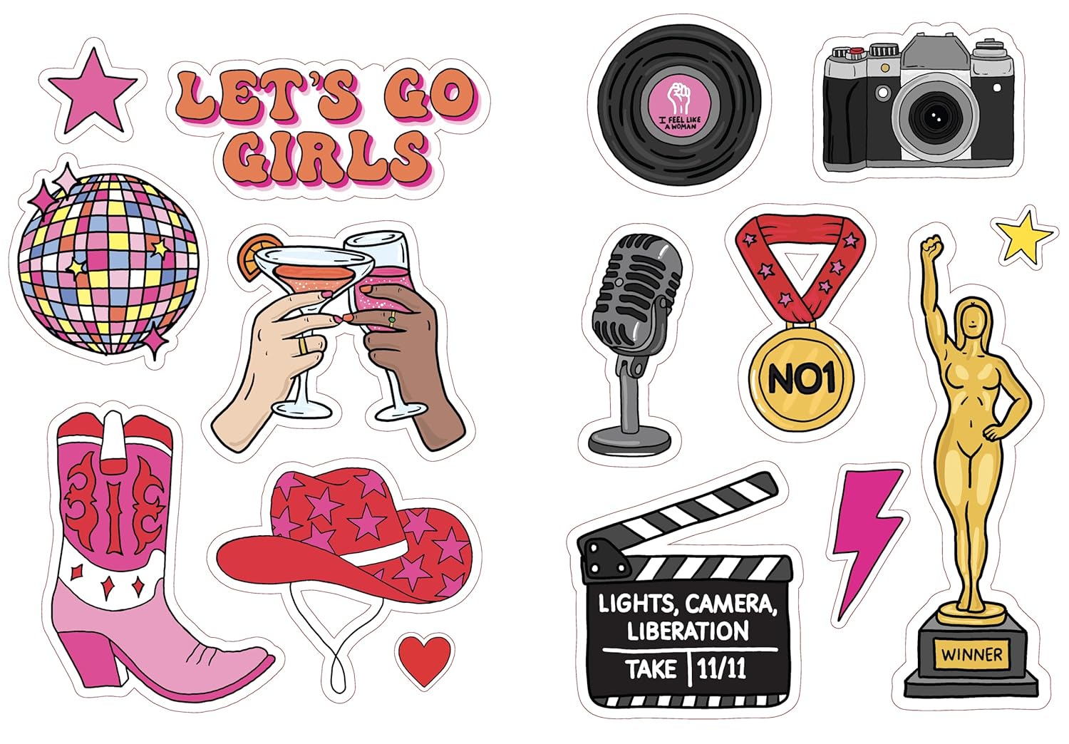Stickers Against the Patriarchy