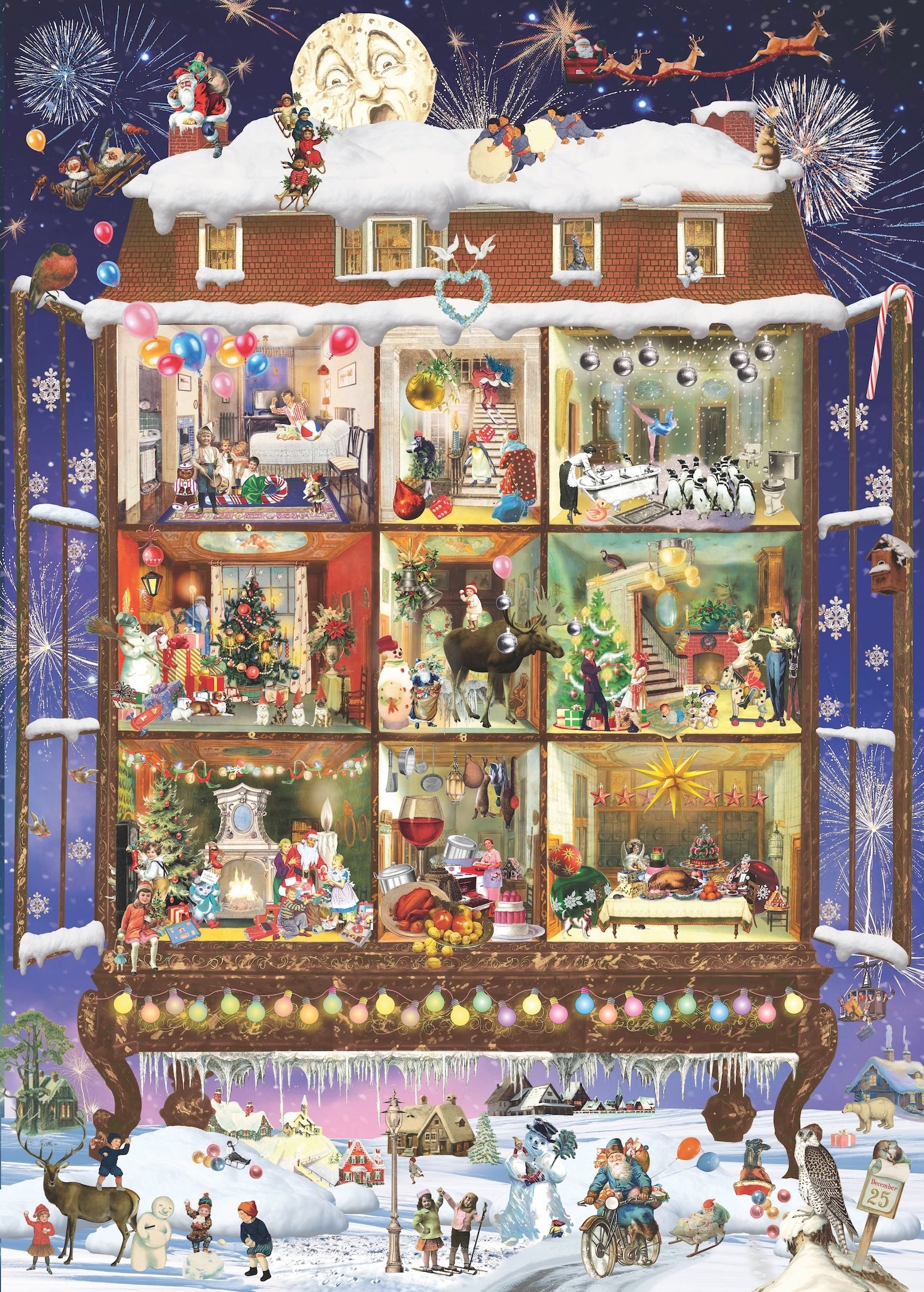 The Christmas Party a 1000-Piece Jigsaw Puzzle