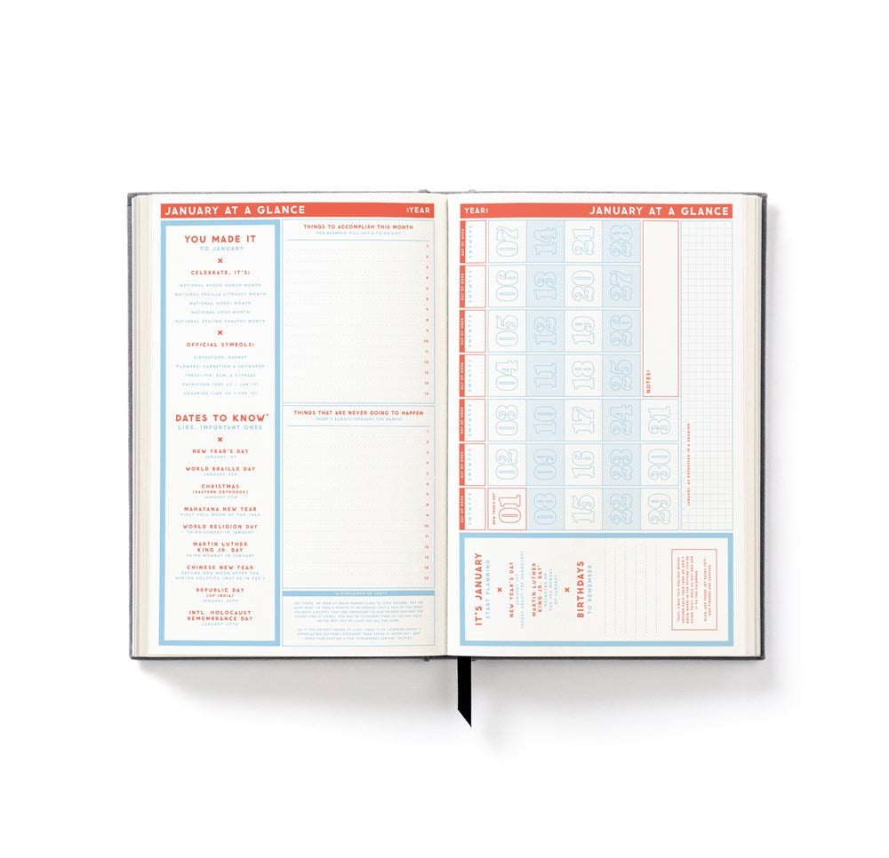 The Perpetually Late Show Undated Standard Planner