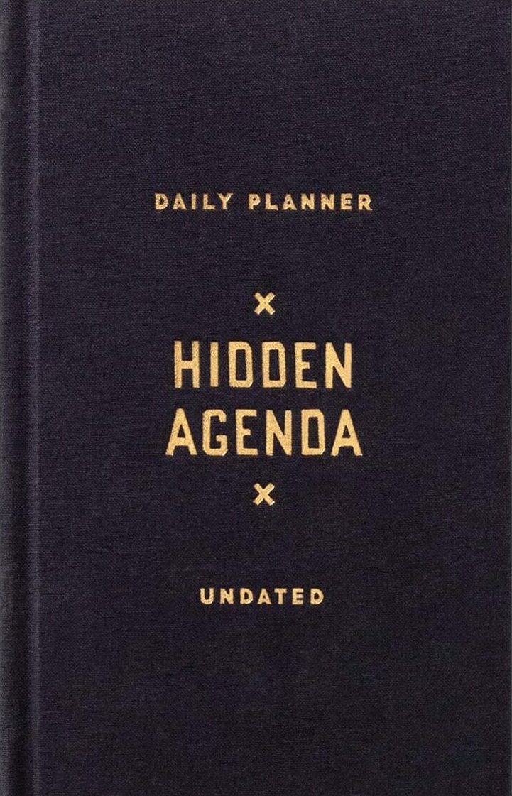 Hidden Agenda Undated Mini Planner