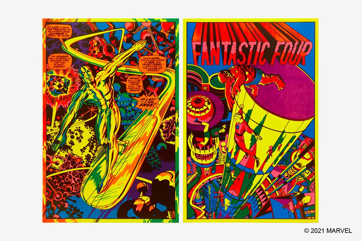 Marvel Classic Black Light Collectible Posters