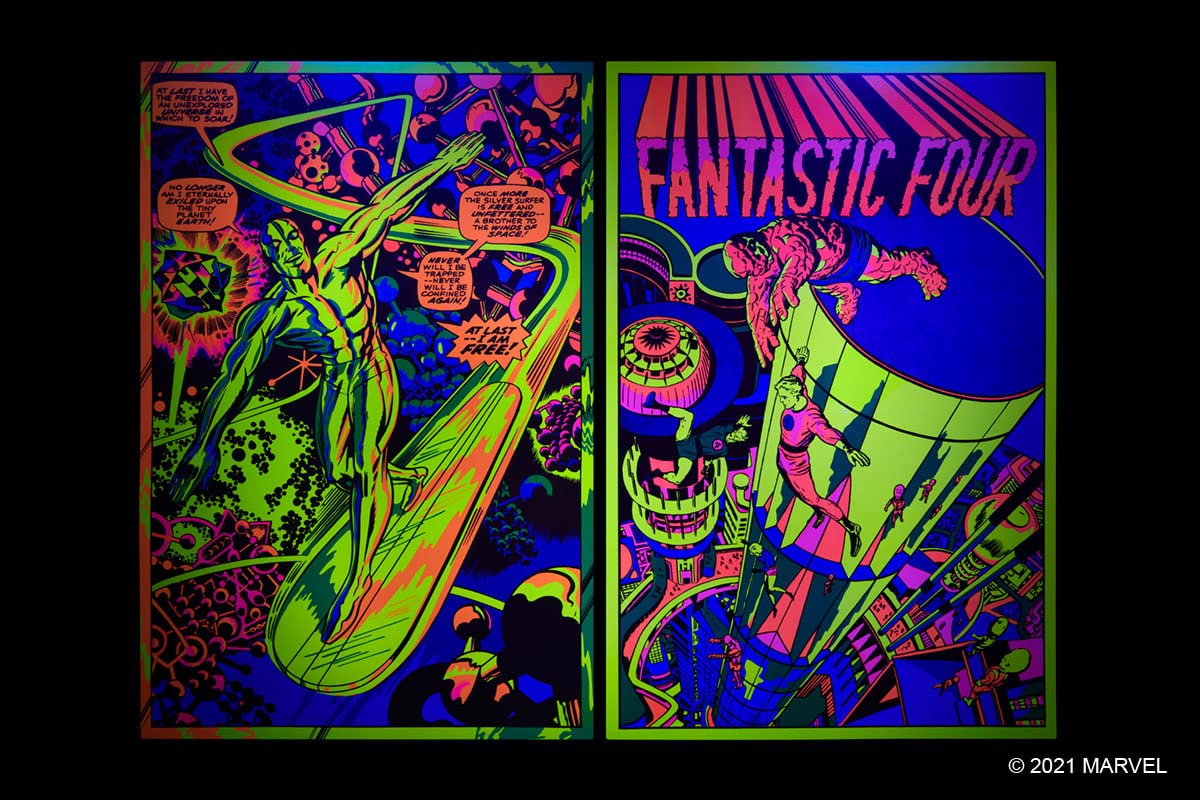 Marvel Classic Black Light Collectible Posters