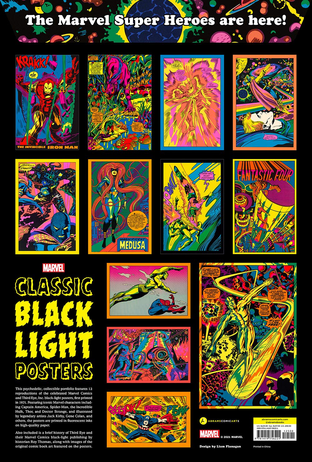 Marvel Classic Black Light Collectible Posters