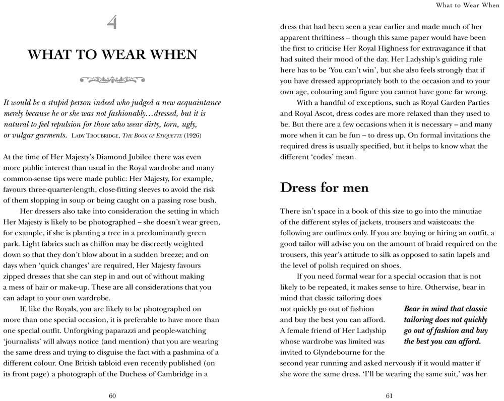 Her Ladyships´s Guide to Greeting the Queen