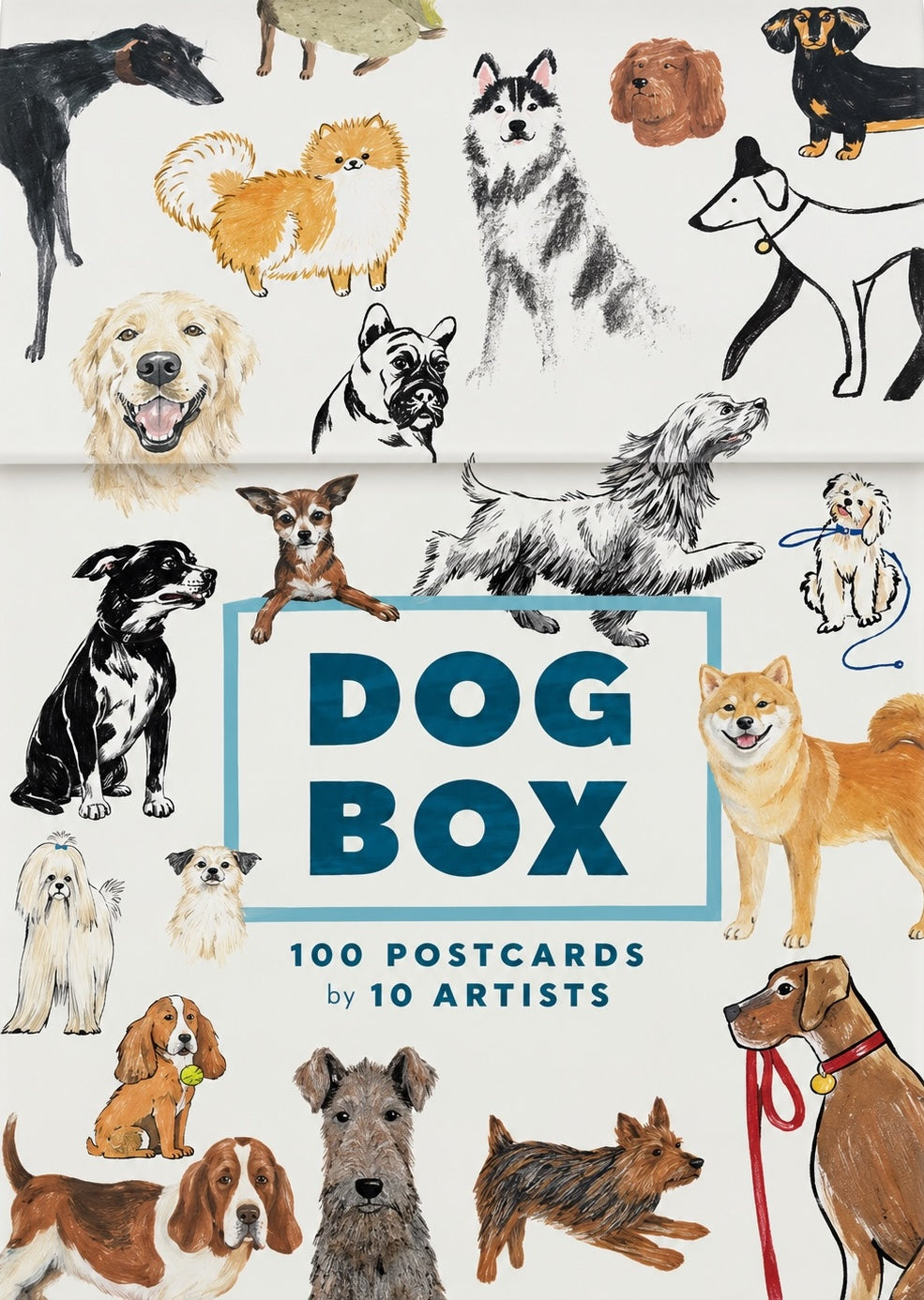 Dog Box - 100 Postcards by 10 Artists