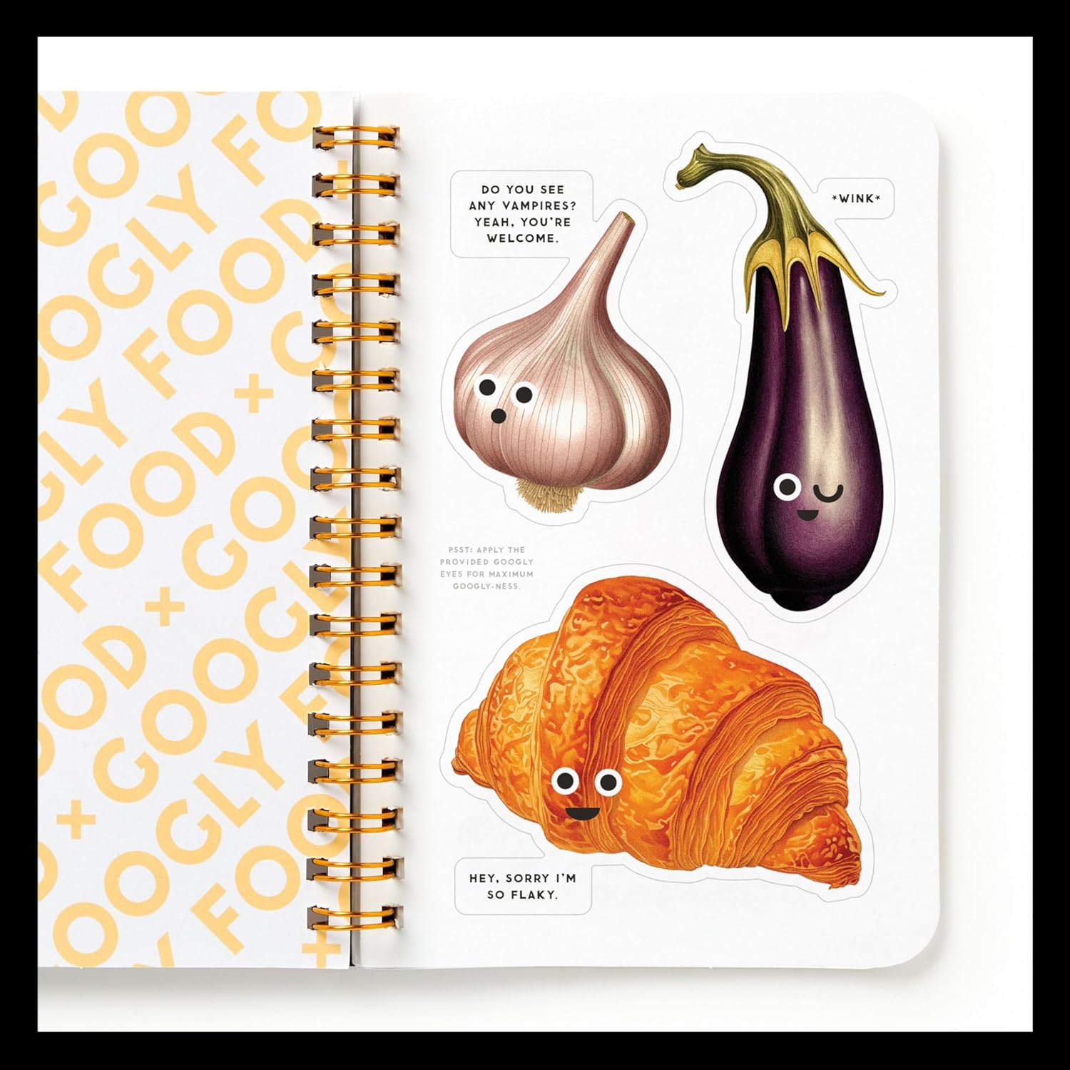 Googly Food Sticker Book