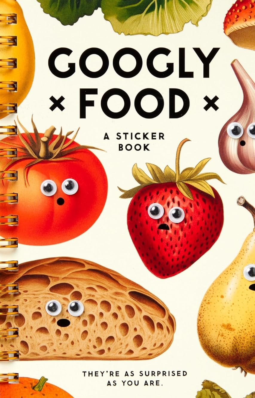 Googly Food Sticker Book