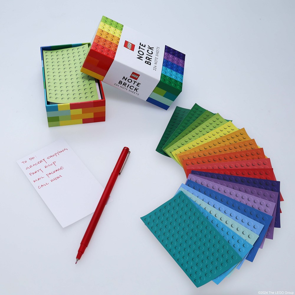 Lego Notes Lego Note Brick Multicolor