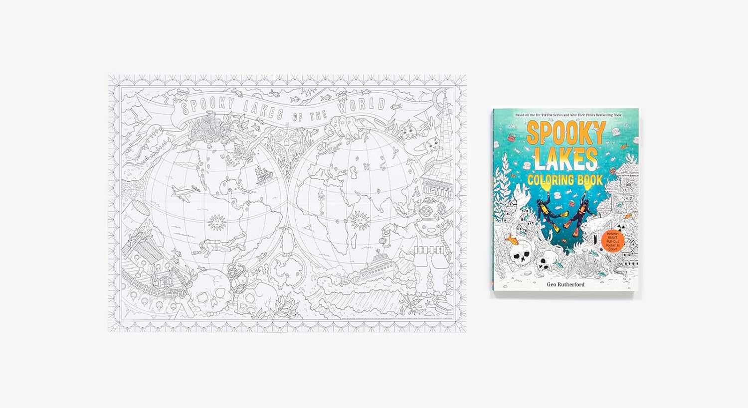 Spooky Lakes Coloring Book