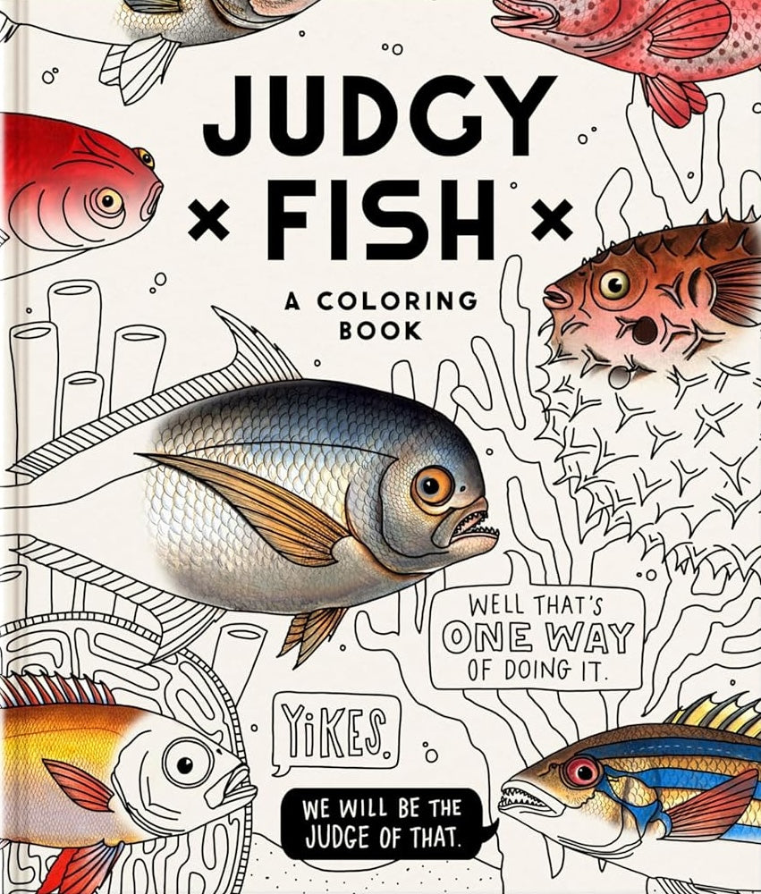 Judgy Fish Coloring Book