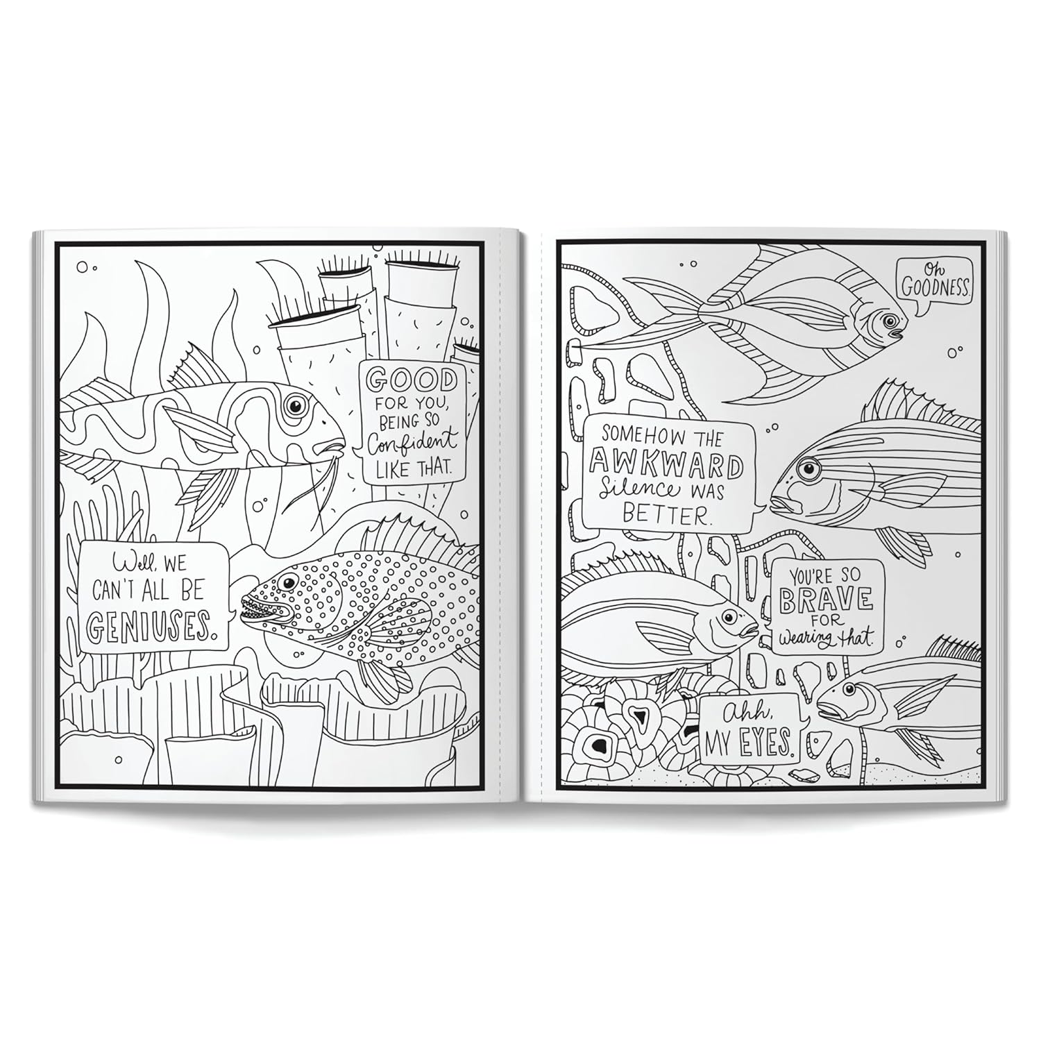 Judgy Fish Coloring Book