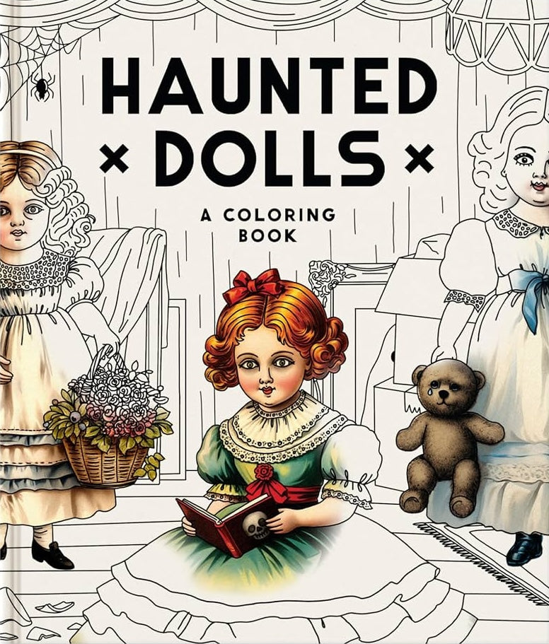 Haunted Dolls Coloring Book